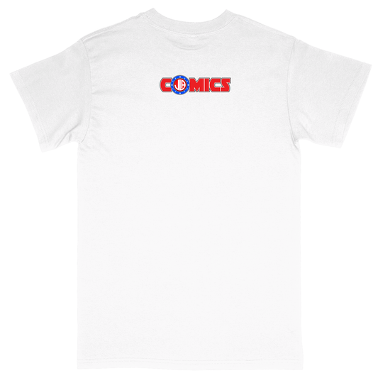 Basic Unisex Heavy Cotton T-Shirt - White - back