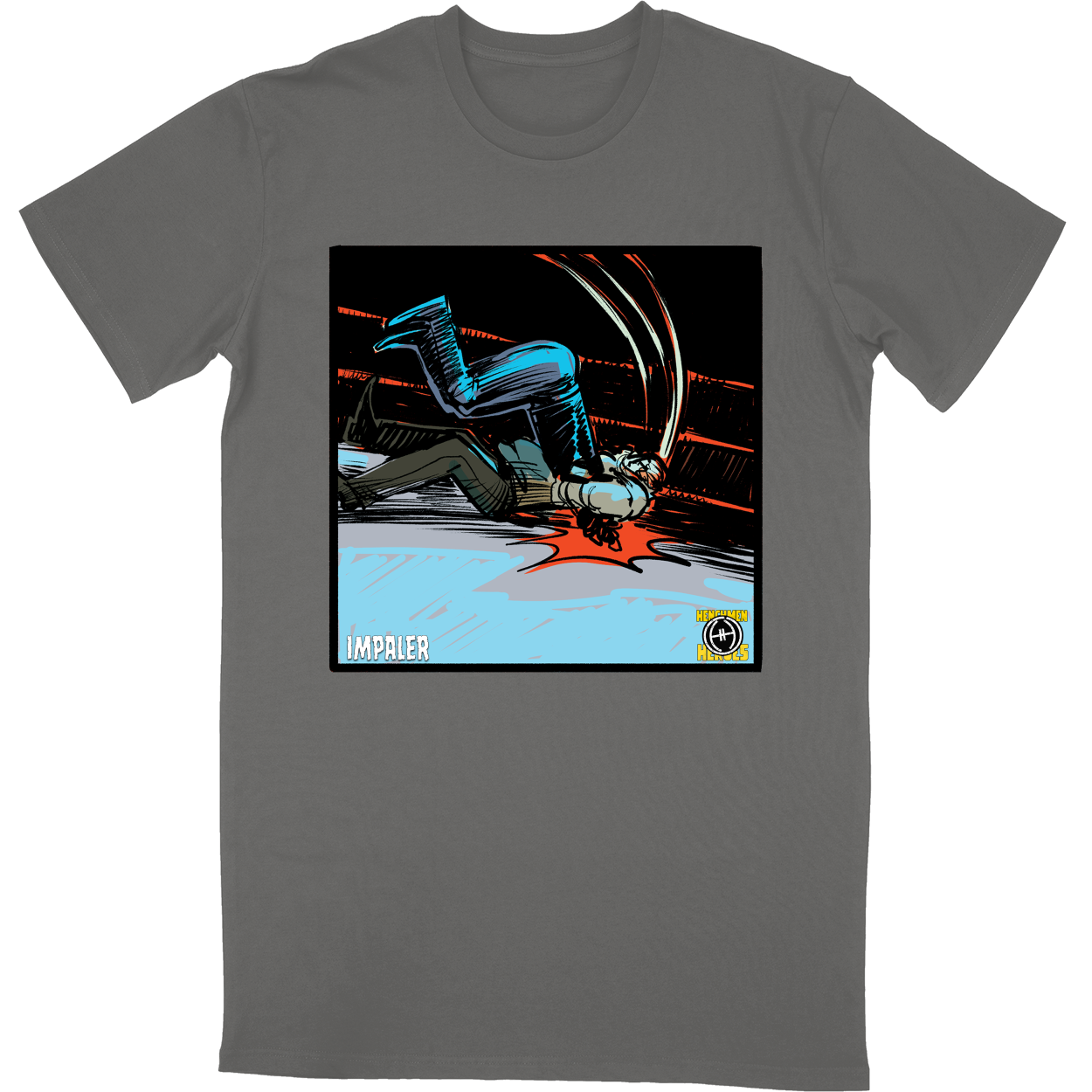 Tall Tee Soft Style - Charcoal - front***Charcoal|||Tall Tee Soft Style