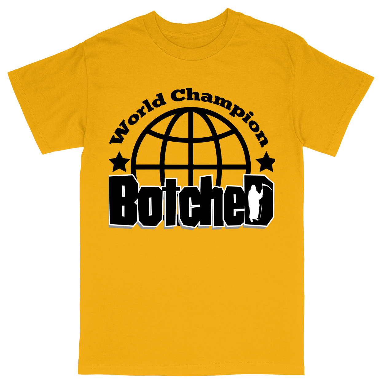 Basic Unisex Heavy Cotton T-Shirt - Athletic Gold - front***Athletic Gold|||Basic Unisex Heavy Cotton T-Shirt
