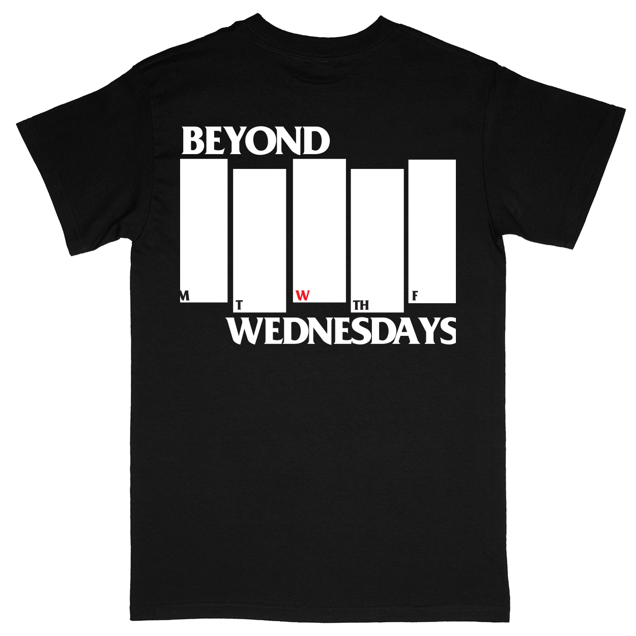 Basic Unisex Heavy Cotton T-Shirt - Black - back