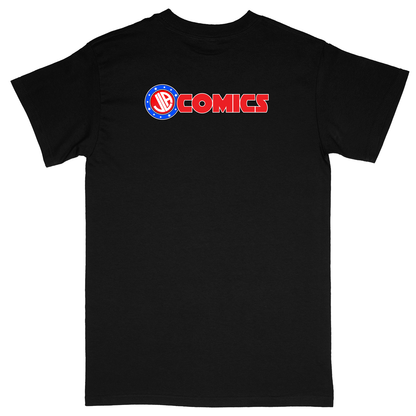 Basic Unisex Heavy Cotton T-Shirt - Black - back