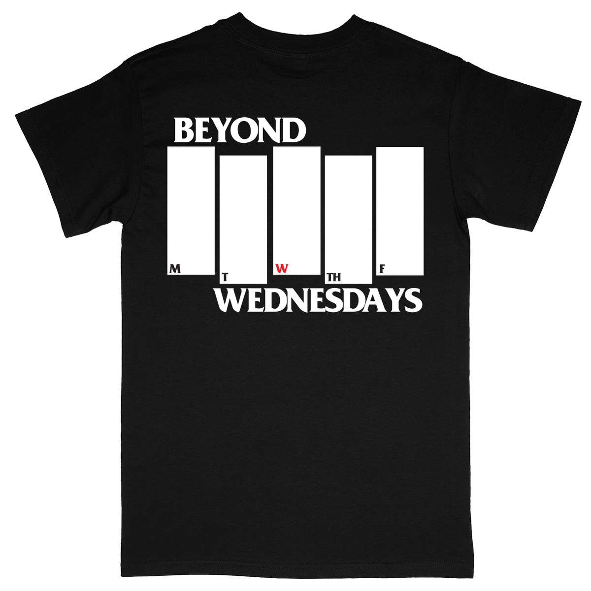 Basic Unisex Heavy Cotton T-Shirt - Black - back***Black|||Basic Unisex Heavy Cotton T-Shirt