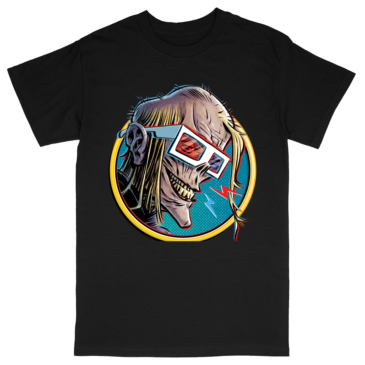 Basic Unisex Heavy Cotton T-Shirt - Black - front