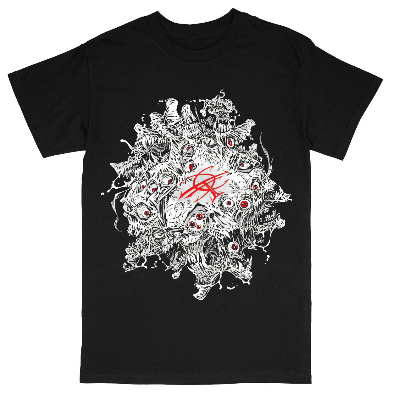 Basic Unisex Heavy Cotton T-Shirt - Black - front***Black|||Basic Unisex Heavy Cotton T-Shirt