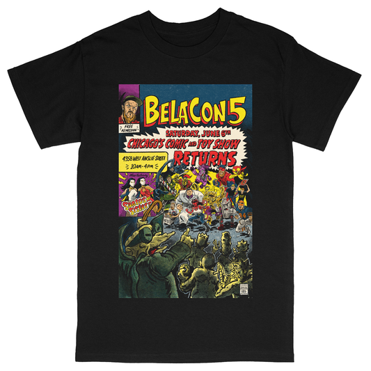 Basic Unisex Heavy Cotton T-Shirt - Black - front