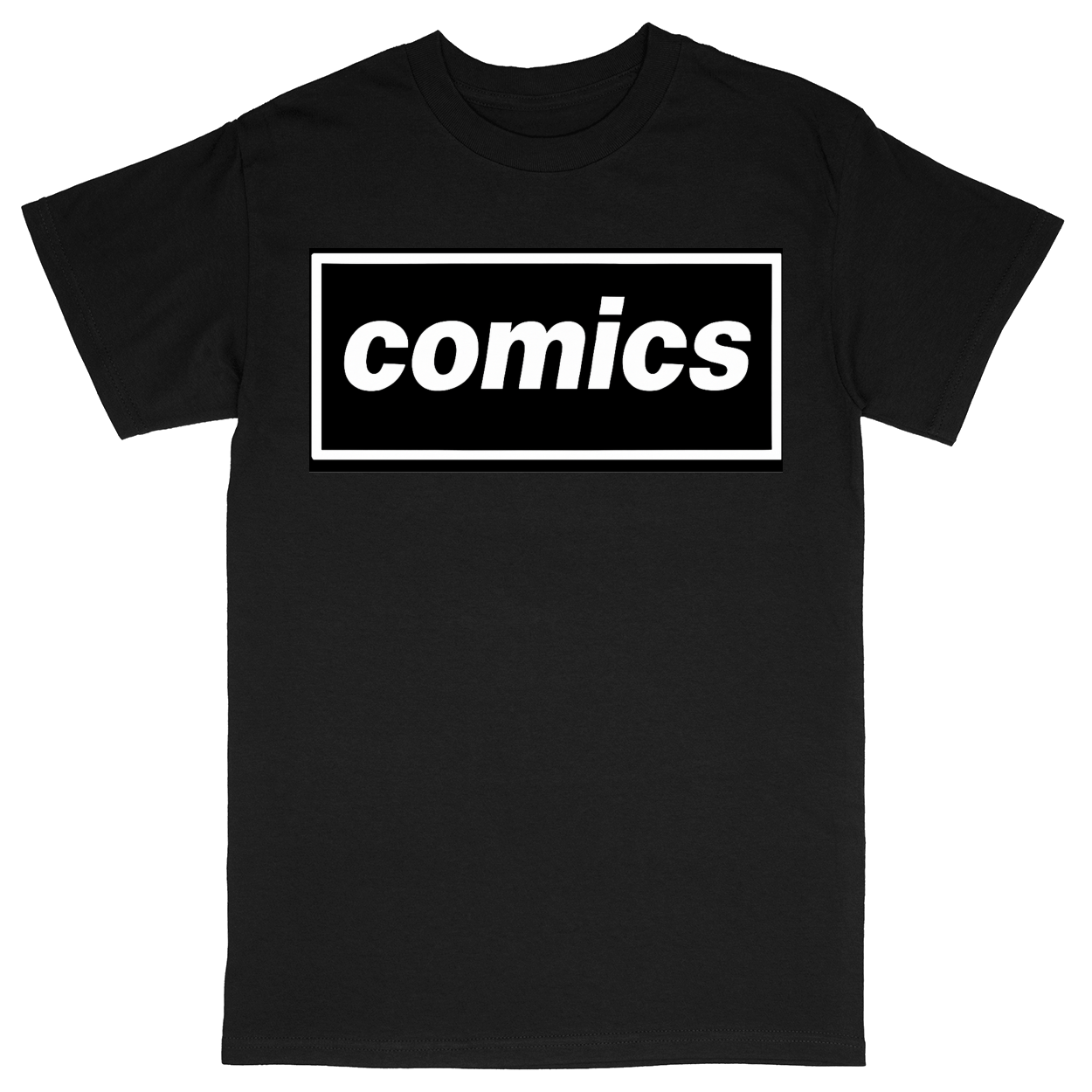 Basic Unisex Heavy Cotton T-Shirt - Black - front
