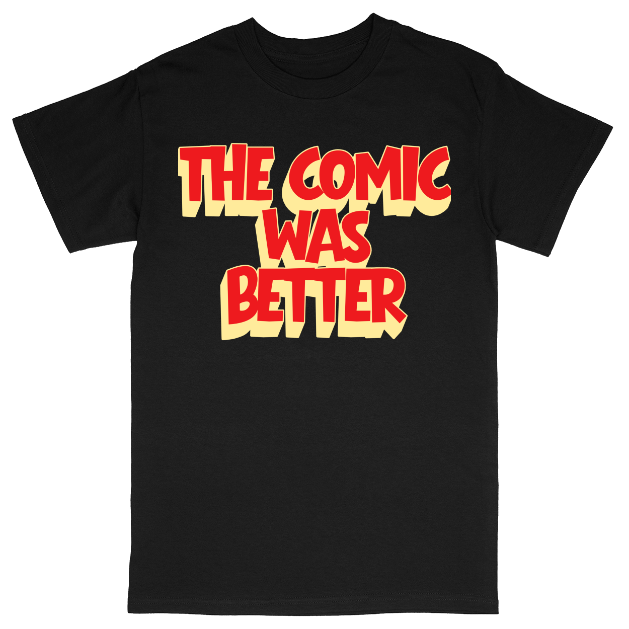 Basic Unisex Heavy Cotton T-Shirt - Black - front***Black|||Basic Unisex Heavy Cotton T-Shirt