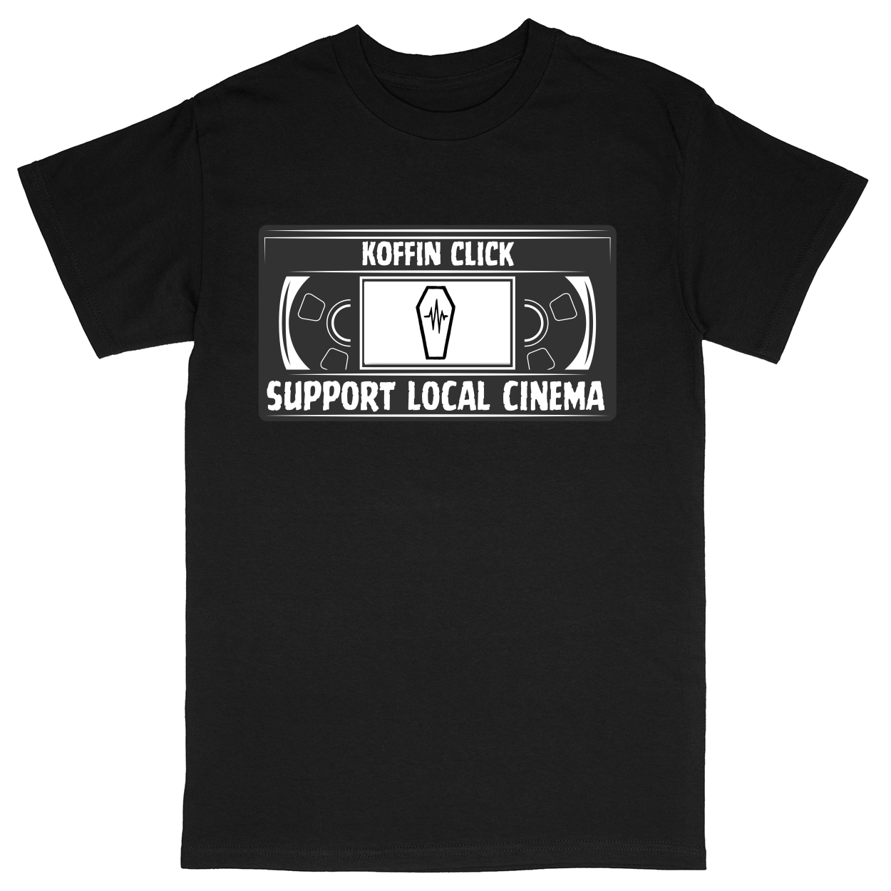 Basic Unisex Heavy Cotton T-Shirt - Black - front