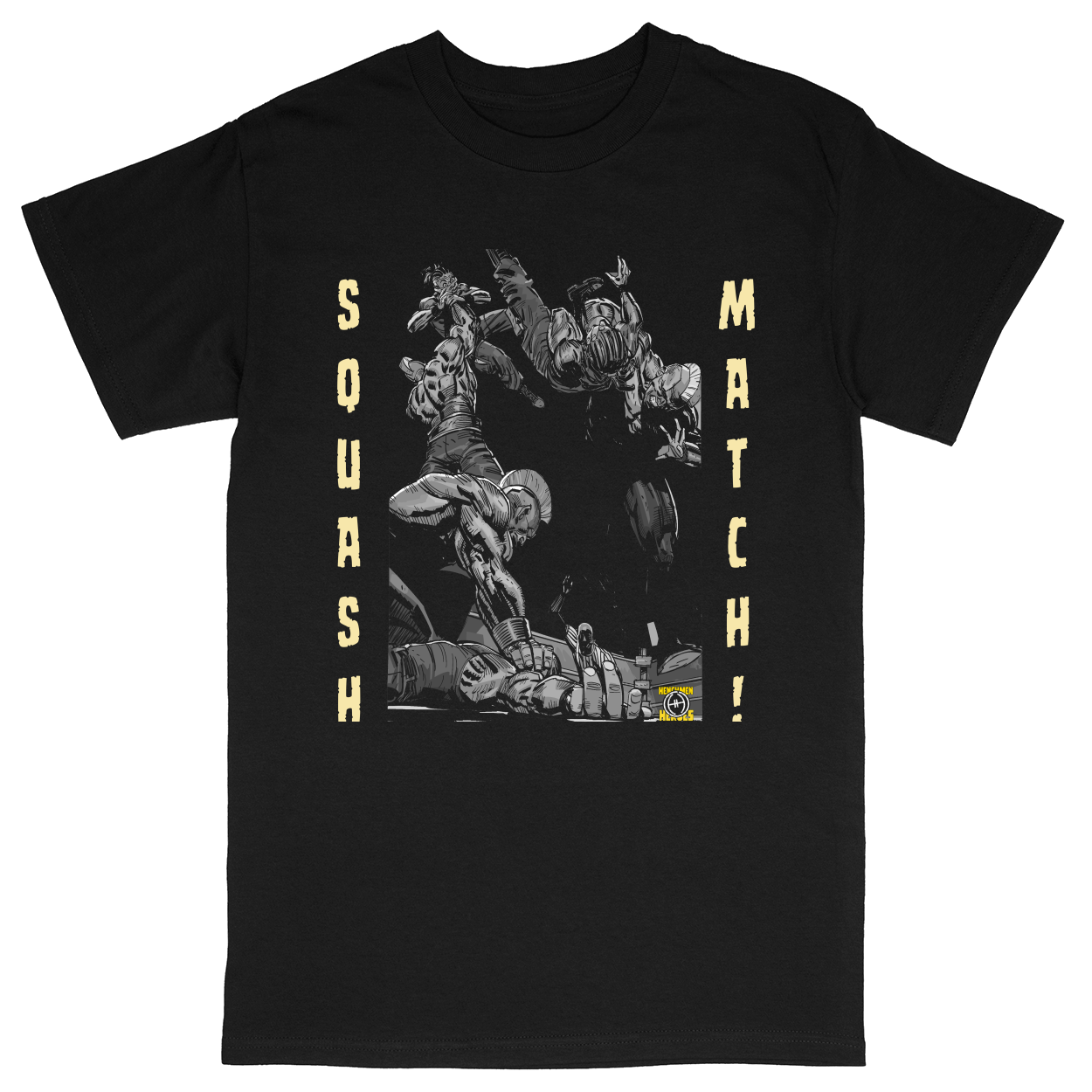 Basic Unisex Heavy Cotton T-Shirt - Black - front