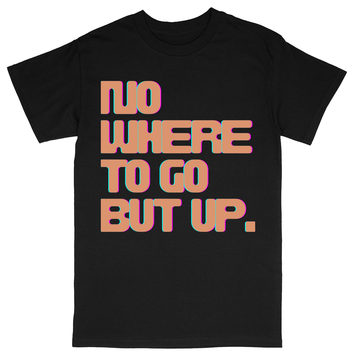 Basic Unisex Heavy Cotton T-Shirt - Black - front***Black|||Basic Unisex Heavy Cotton T-Shirt
