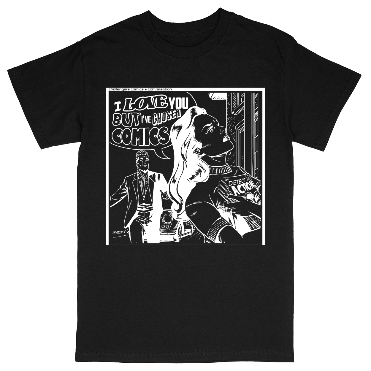 Basic Unisex Heavy Cotton T-Shirt - Black - front***Black|||Basic Unisex Heavy Cotton T-Shirt