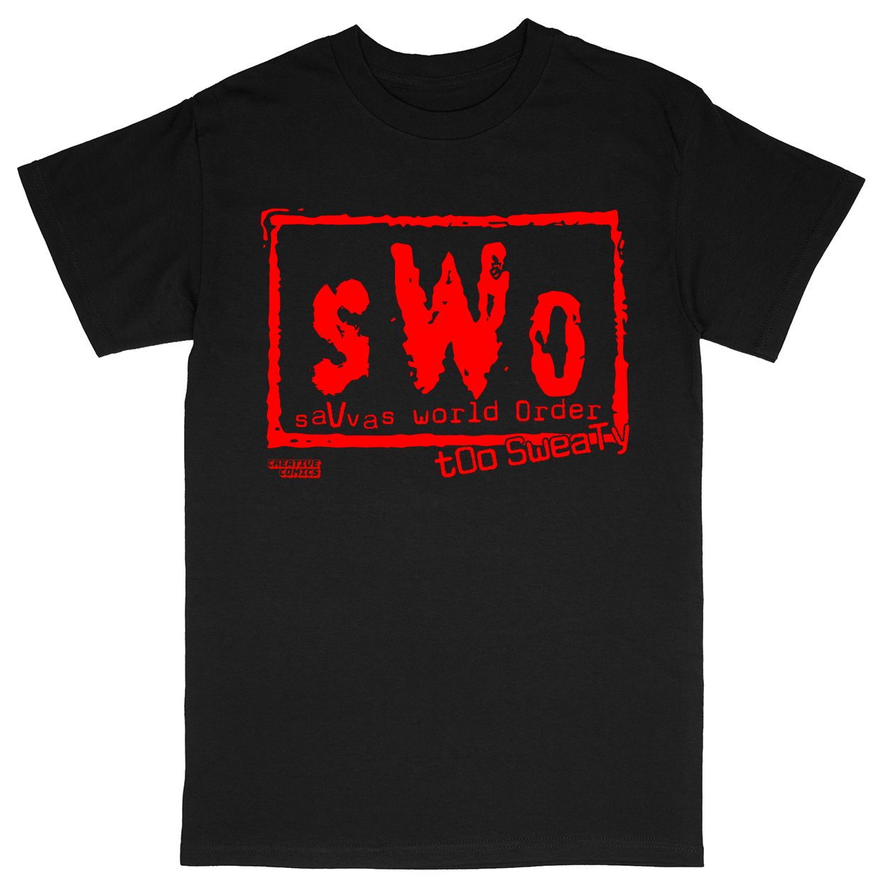 Basic Unisex Heavy Cotton T-Shirt - Black - front***Black|||Basic Unisex Heavy Cotton T-Shirt