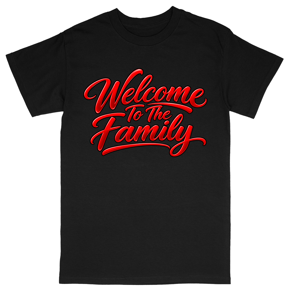 Basic Unisex Heavy Cotton T-Shirt - Black - front***Black|||Basic Unisex Heavy Cotton T-Shirt