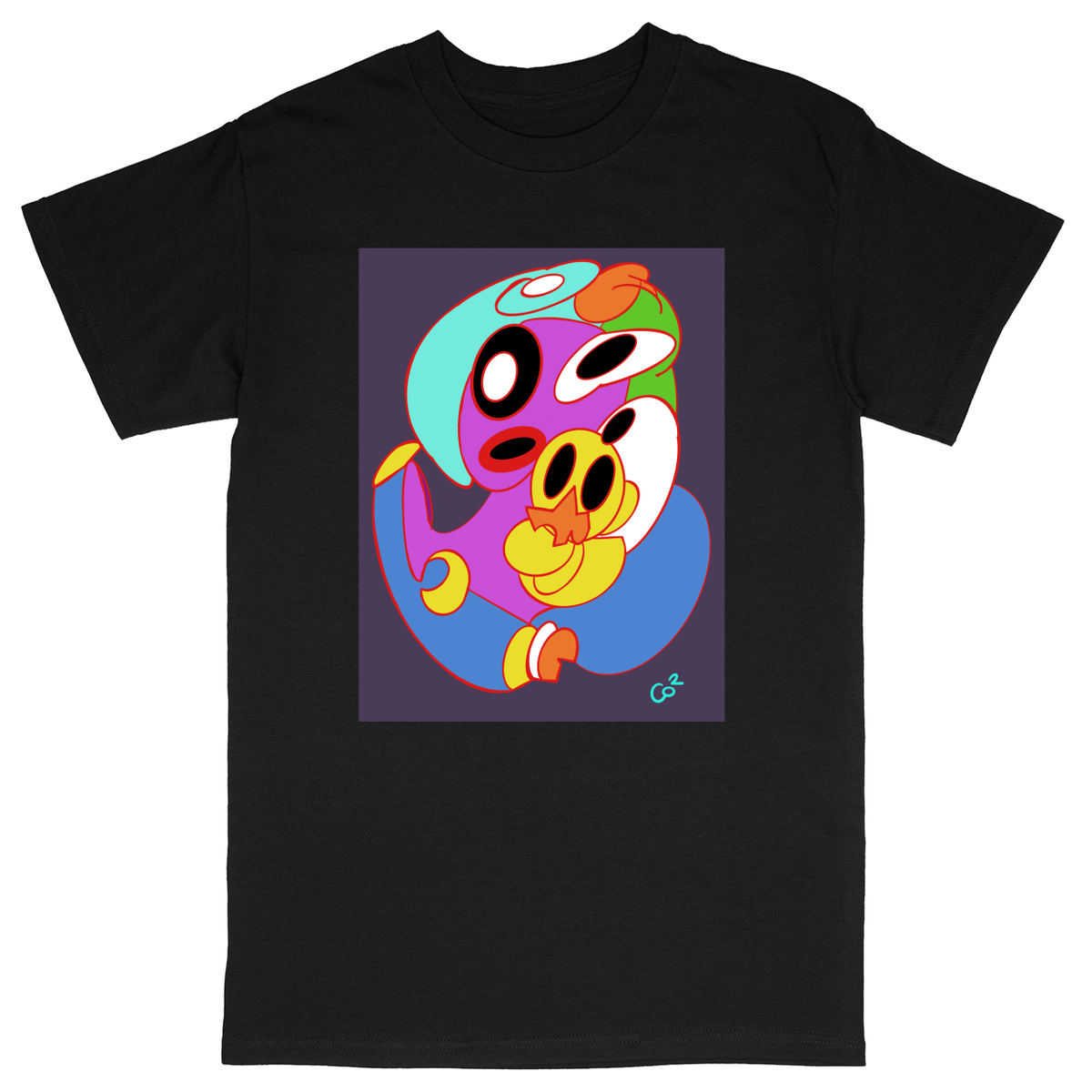 Basic Unisex Heavy Cotton T-Shirt - Black - front***Black|||Basic Unisex Heavy Cotton T-Shirt