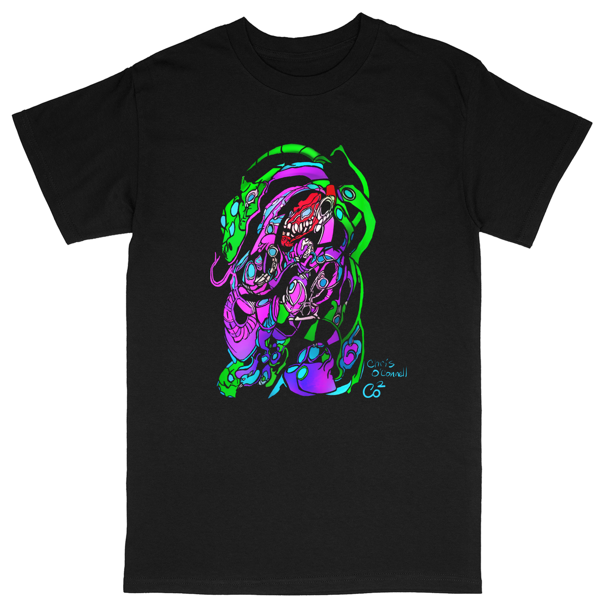 Basic Unisex Heavy Cotton T-Shirt - Black - front