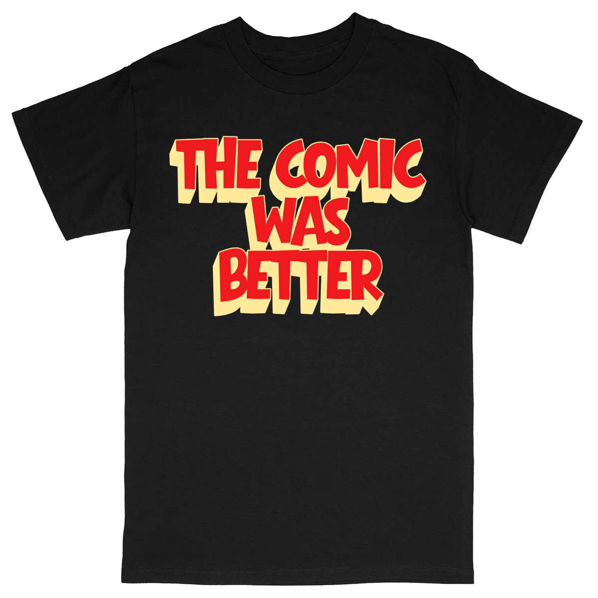 Basic Unisex Heavy Cotton T-Shirt - Black - front