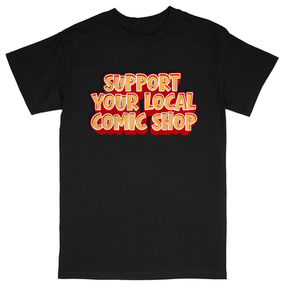 Basic Unisex Heavy Cotton T-Shirt - Black - front
