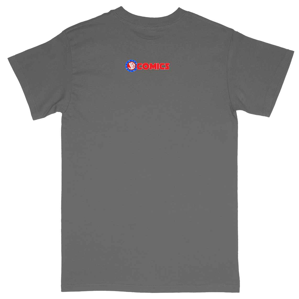 Basic Unisex Heavy Cotton T-Shirt - Charcoal - back