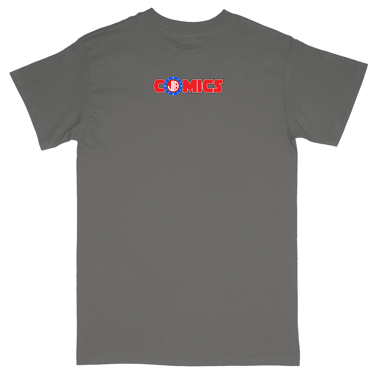 Basic Unisex Heavy Cotton T-Shirt - Charcoal - back