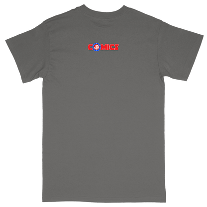 Basic Unisex Heavy Cotton T-Shirt - Charcoal - back