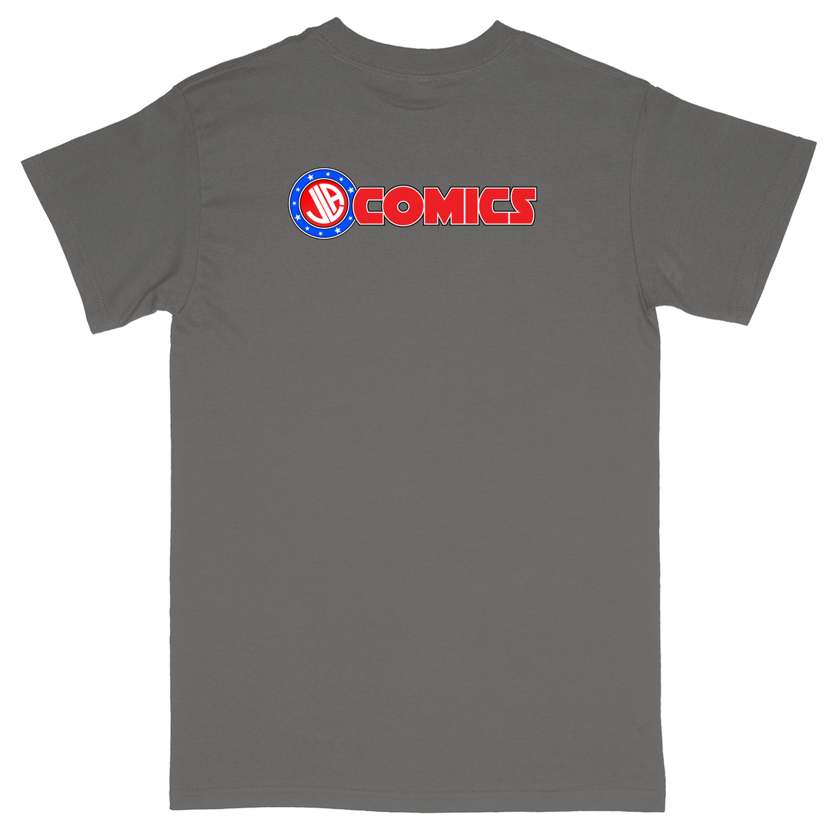 Basic Unisex Heavy Cotton T-Shirt - Charcoal - back