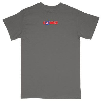 Basic Unisex Heavy Cotton T-Shirt - Charcoal - back