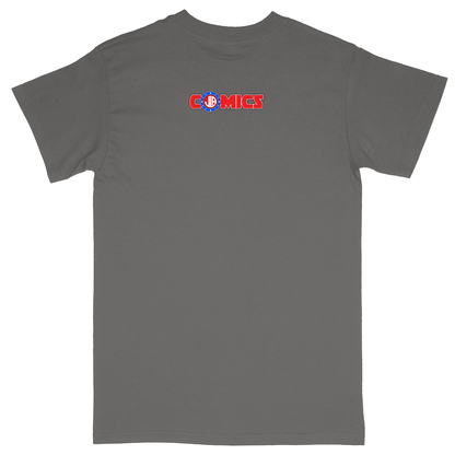 Basic Unisex Heavy Cotton T-Shirt - Charcoal - back