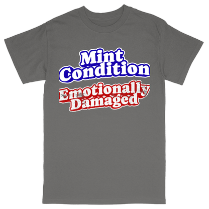 Basic Unisex Heavy Cotton T-Shirt - Charcoal - front