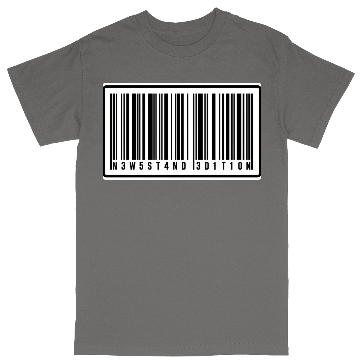 Basic Unisex Heavy Cotton T-Shirt - Charcoal - front