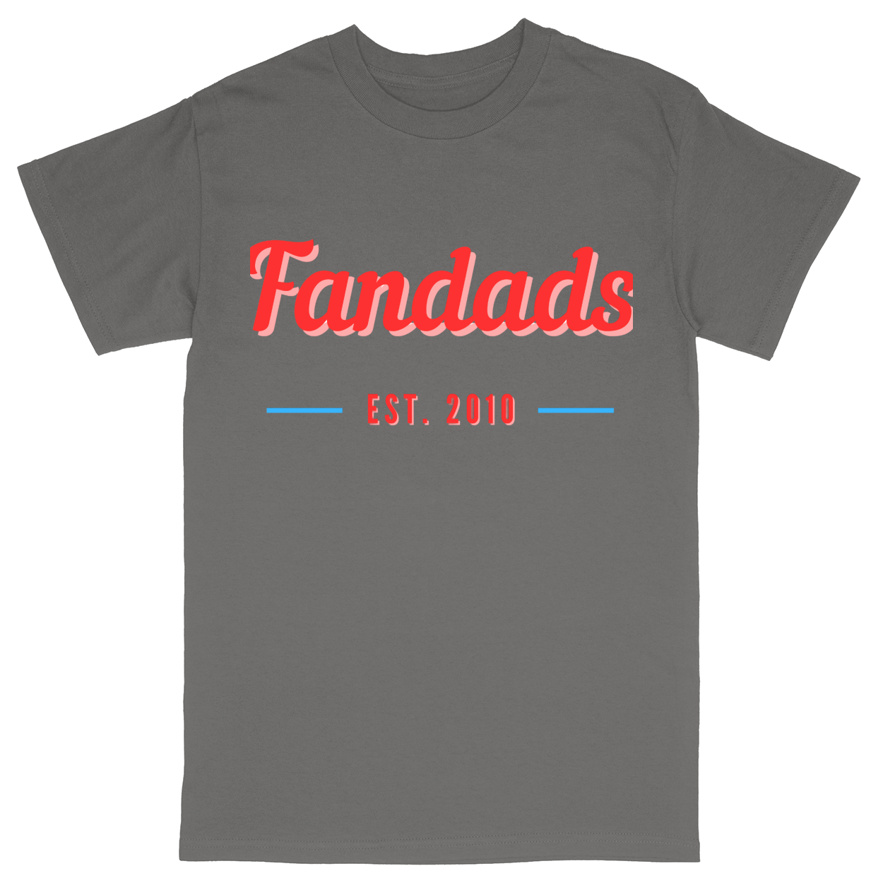 Basic Unisex Heavy Cotton T-Shirt - Charcoal - front