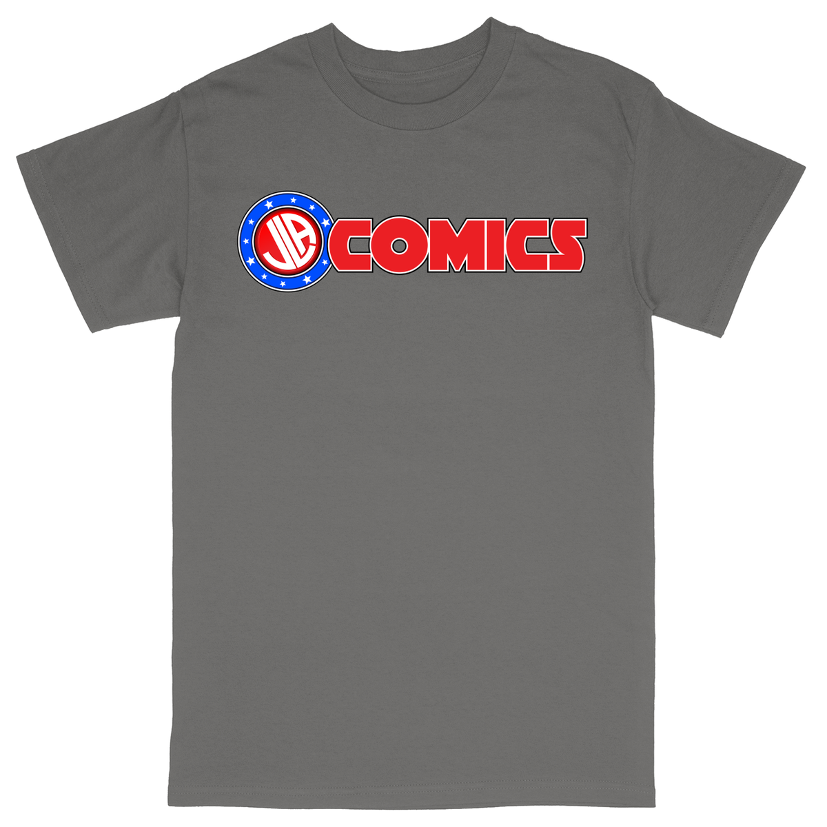 Basic Unisex Heavy Cotton T-Shirt - Charcoal - front***Charcoal|||Basic Unisex Heavy Cotton T-Shirt