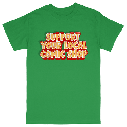 Basic Unisex Heavy Cotton T-Shirt - Green - front