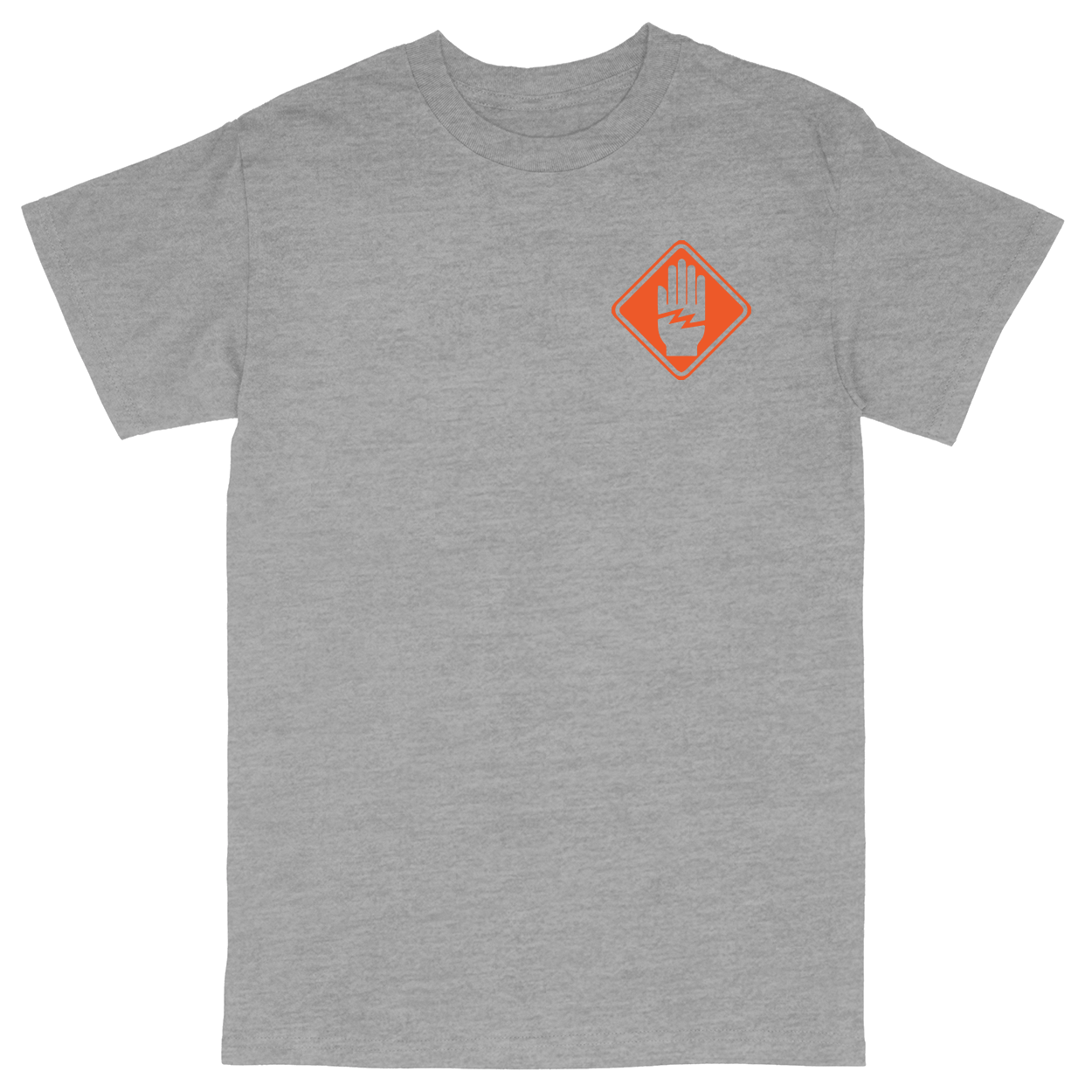 Basic Unisex Heavy Cotton T-Shirt - Heather Grey - front***Heather Grey|||Basic Unisex Heavy Cotton T-Shirt