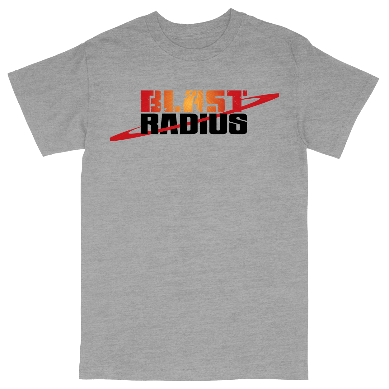 Basic Unisex Heavy Cotton T-Shirt - Heather Grey - front