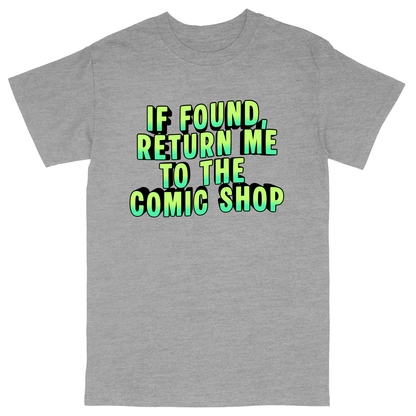 Basic Unisex Heavy Cotton T-Shirt - Heather Grey - front