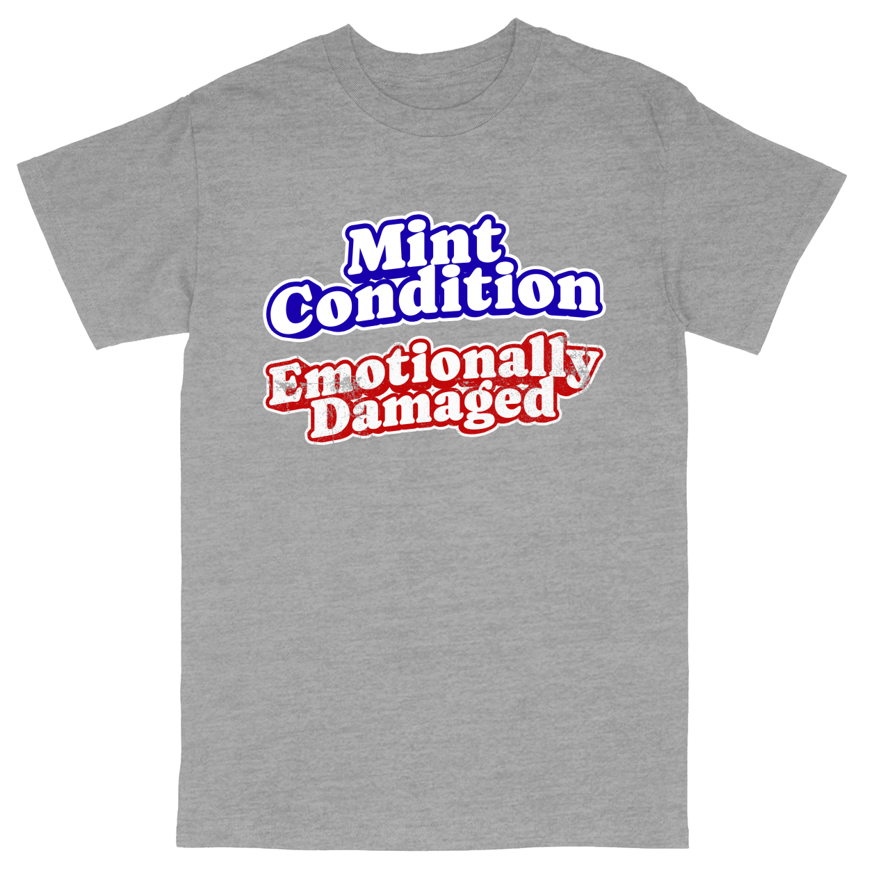 Basic Unisex Heavy Cotton T-Shirt - Heather Grey - front
