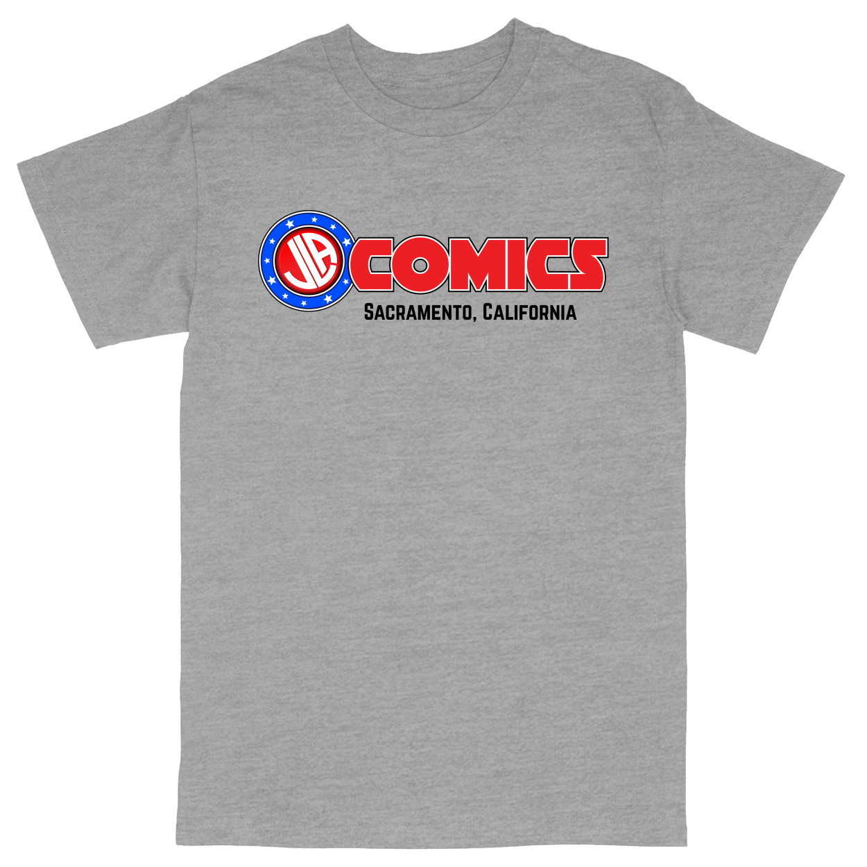 Basic Unisex Heavy Cotton T-Shirt - Heather Grey - front