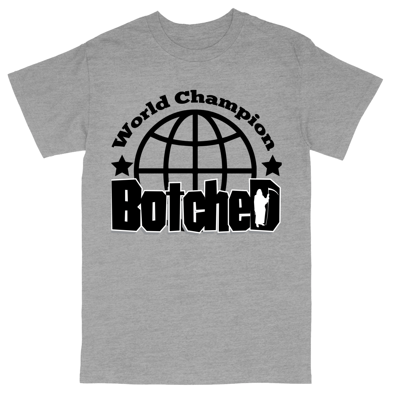 Basic Unisex Heavy Cotton T-Shirt - Heather Grey - front