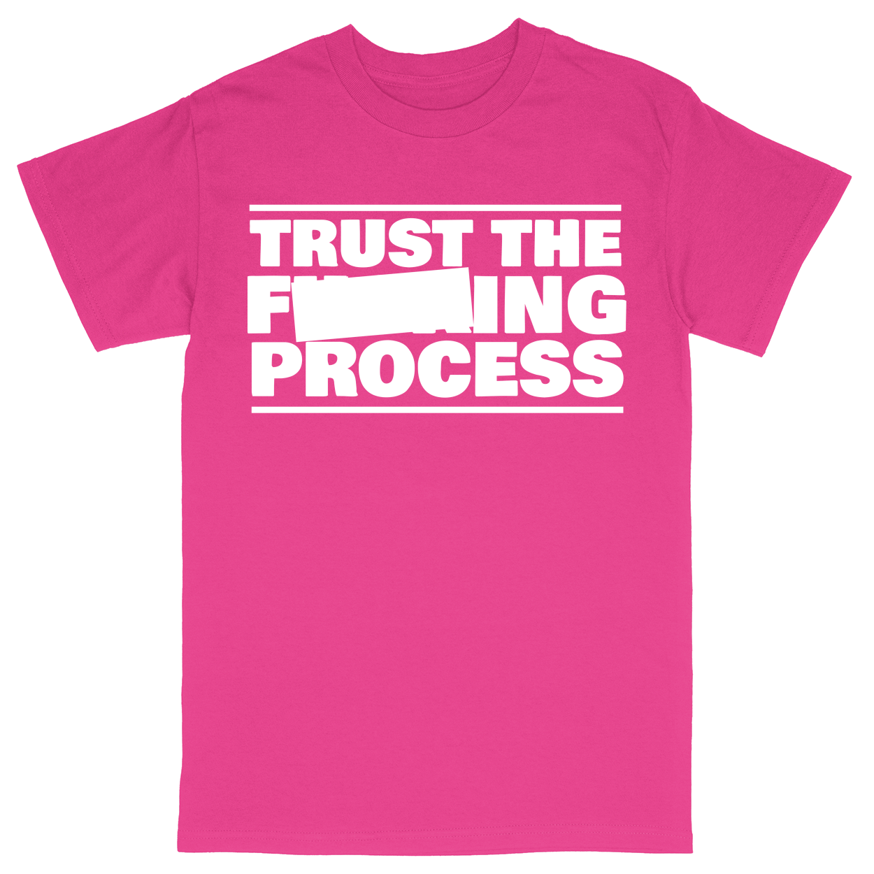 Basic Unisex Heavy Cotton T-Shirt - Hot Pink - front
