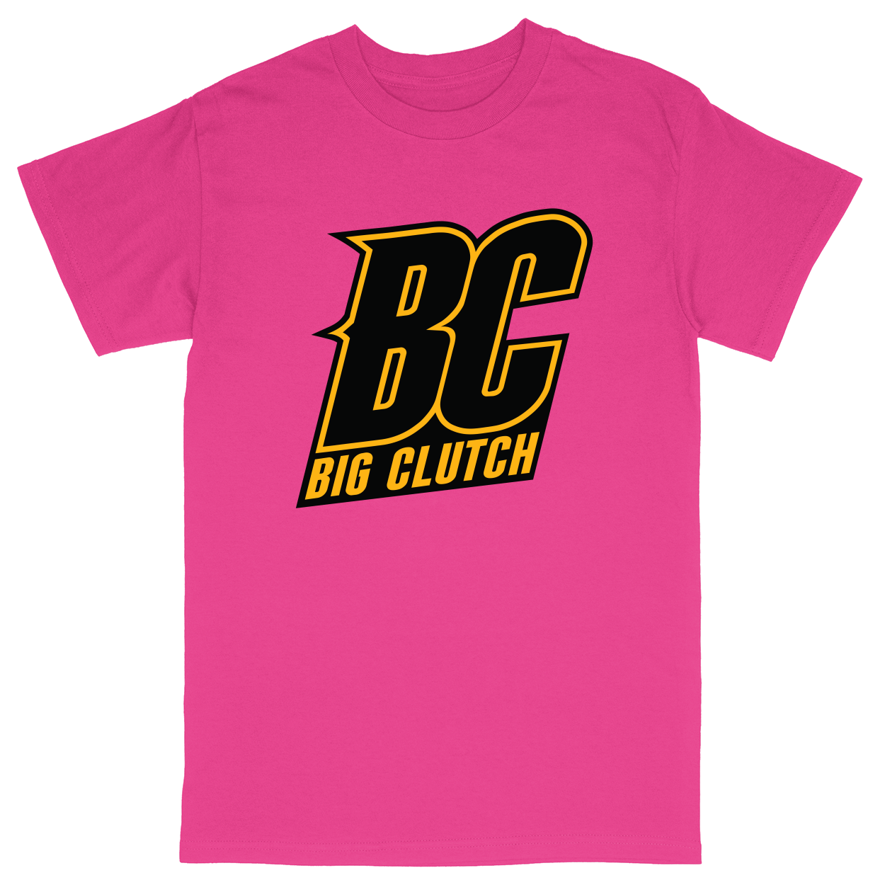 Basic Unisex Heavy Cotton T-Shirt - Hot Pink - front***Hot Pink|||Basic Unisex Heavy Cotton T-Shirt