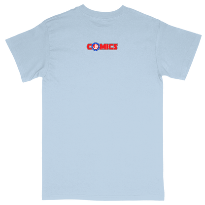 Basic Unisex Heavy Cotton T-Shirt - Light Blue - back