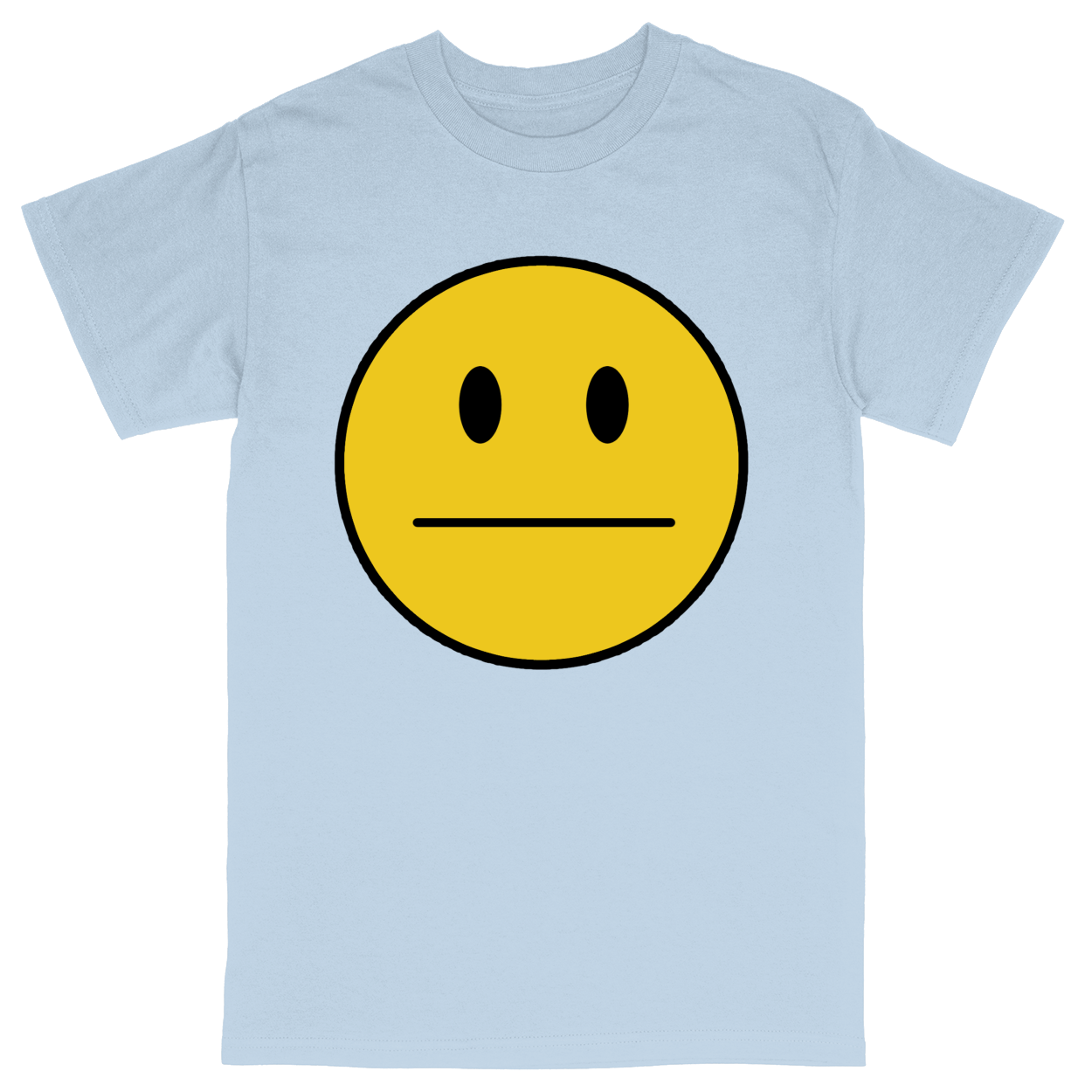 Basic Unisex Heavy Cotton T-Shirt - Light Blue - front
