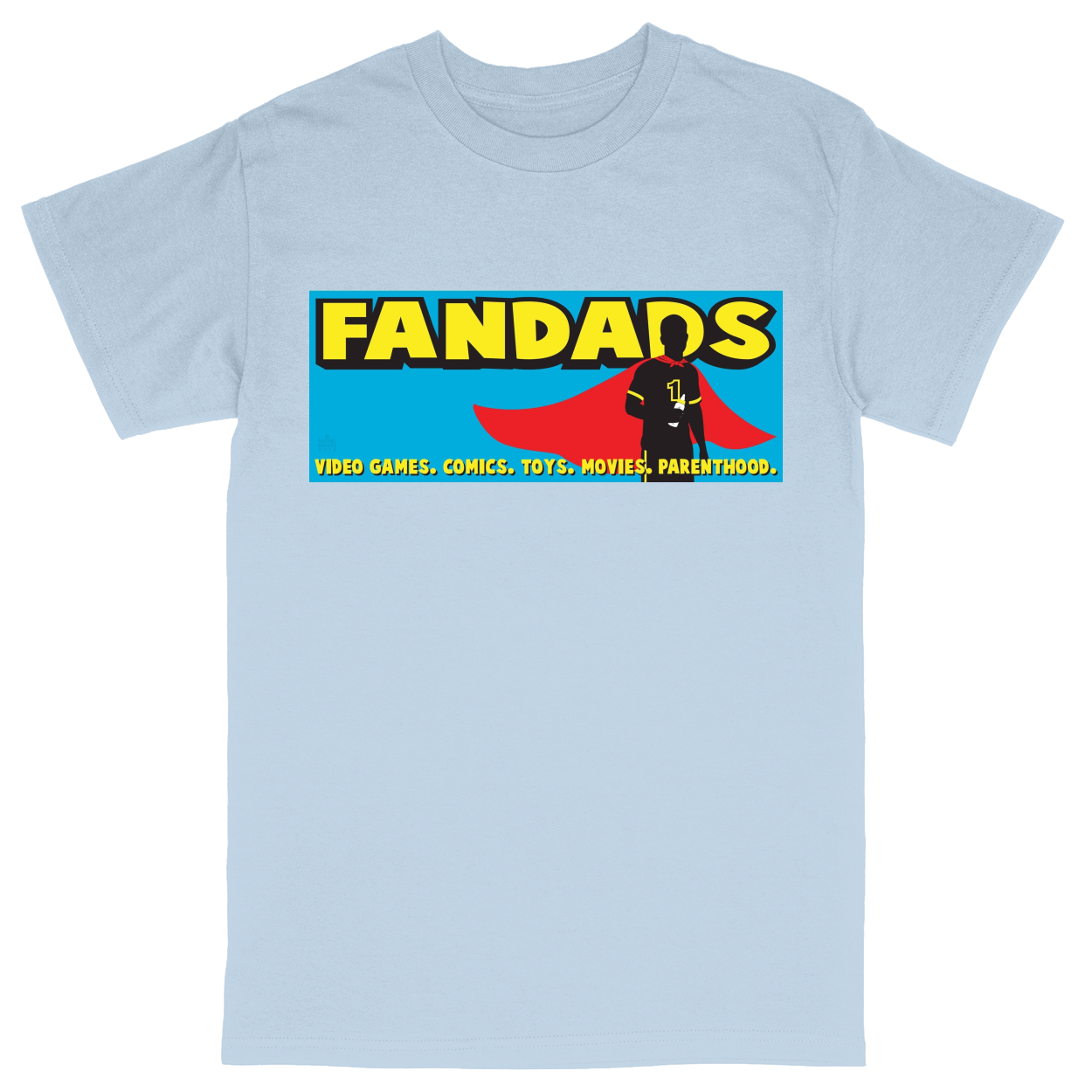 Basic Unisex Heavy Cotton T-Shirt - Light Blue - front***Light Blue|||Basic Unisex Heavy Cotton T-Shirt