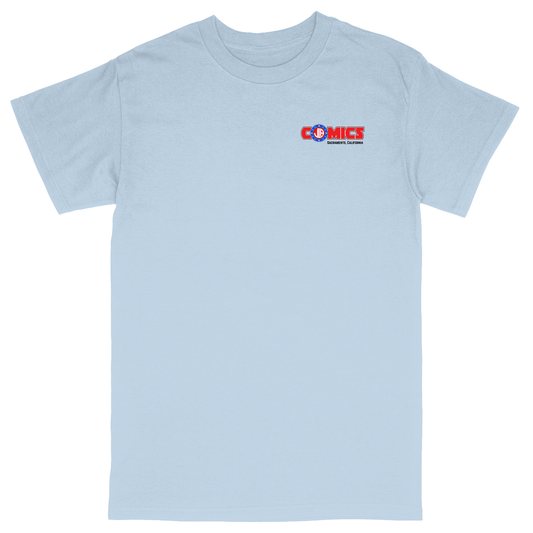 Basic Unisex Heavy Cotton T-Shirt - Light Blue - front