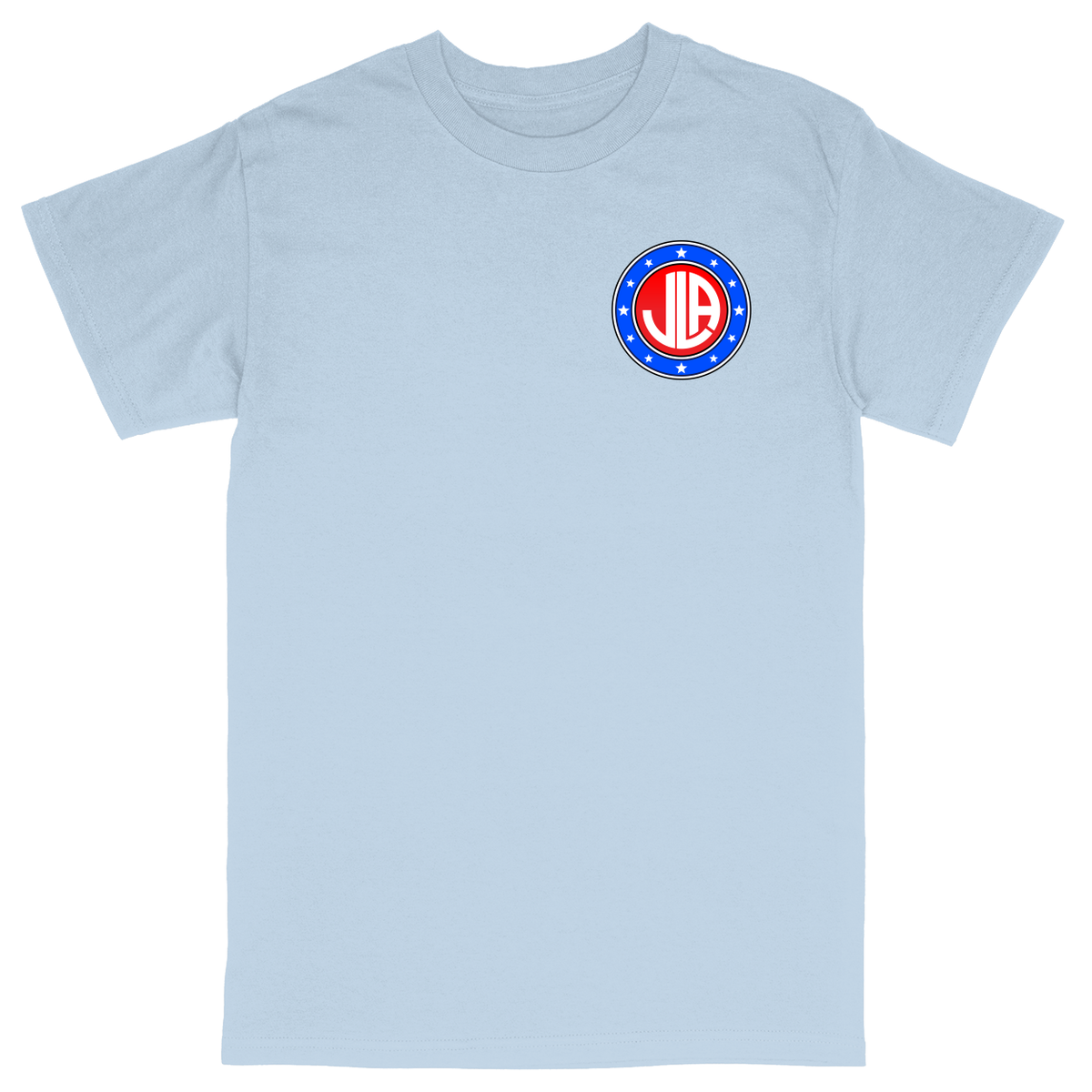 Basic Unisex Heavy Cotton T-Shirt - Light Blue - front***Light Blue|||Basic Unisex Heavy Cotton T-Shirt