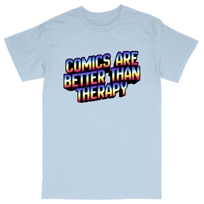 Basic Unisex Heavy Cotton T-Shirt - Light Blue - front