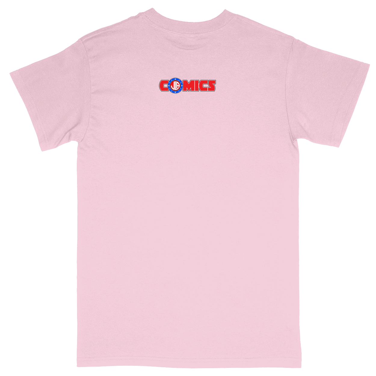 Basic Unisex Heavy Cotton T-Shirt - Light Pink - back***Light Pink|||Basic Unisex Heavy Cotton T-Shirt
