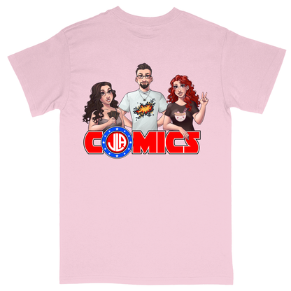 Basic Unisex Heavy Cotton T-Shirt - Light Pink - back