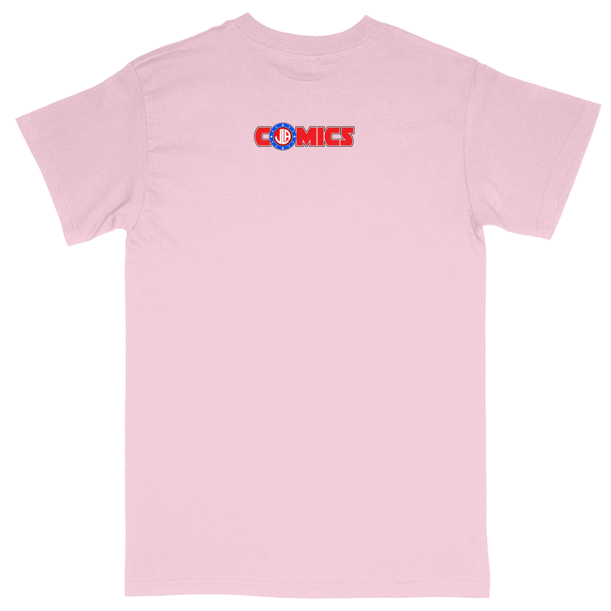 Basic Unisex Heavy Cotton T-Shirt - Light Pink - back***Light Pink|||Basic Unisex Heavy Cotton T-Shirt