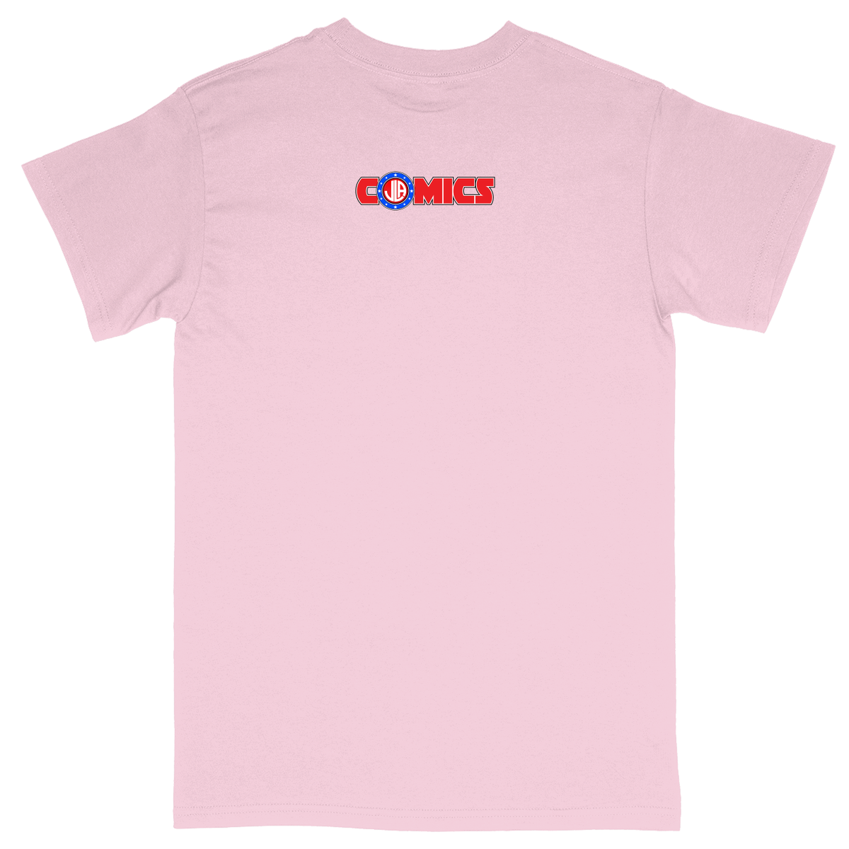 Basic Unisex Heavy Cotton T-Shirt - Light Pink - back***Light Pink|||Basic Unisex Heavy Cotton T-Shirt